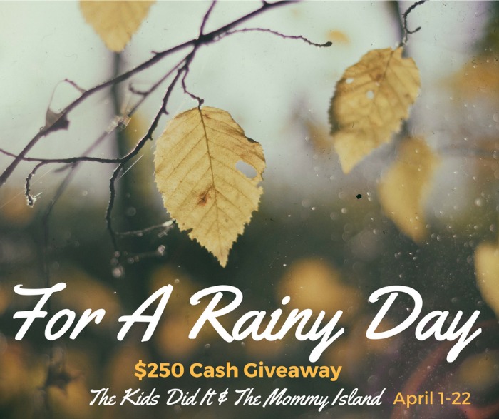 $250 Rainy Day Cash Giveaway Sign Ups